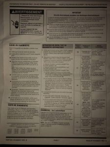 Service Manual Sheet