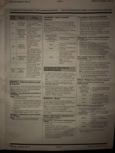 Service Manual Sheet