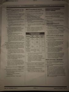 Service Manual Sheet