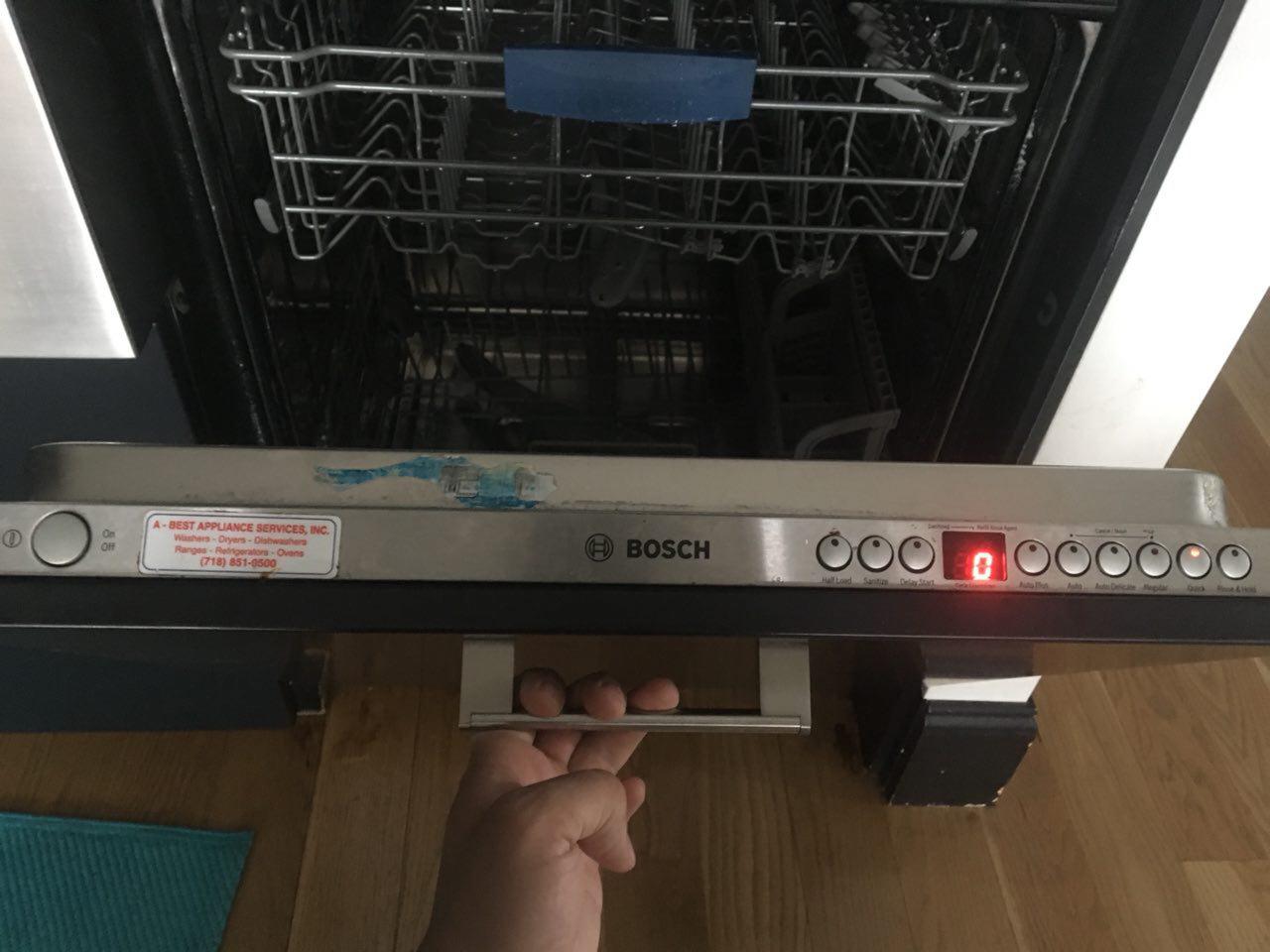 BOSCH DishWasher Mod. SHV65P03UC/63 Service mode test video Iskander